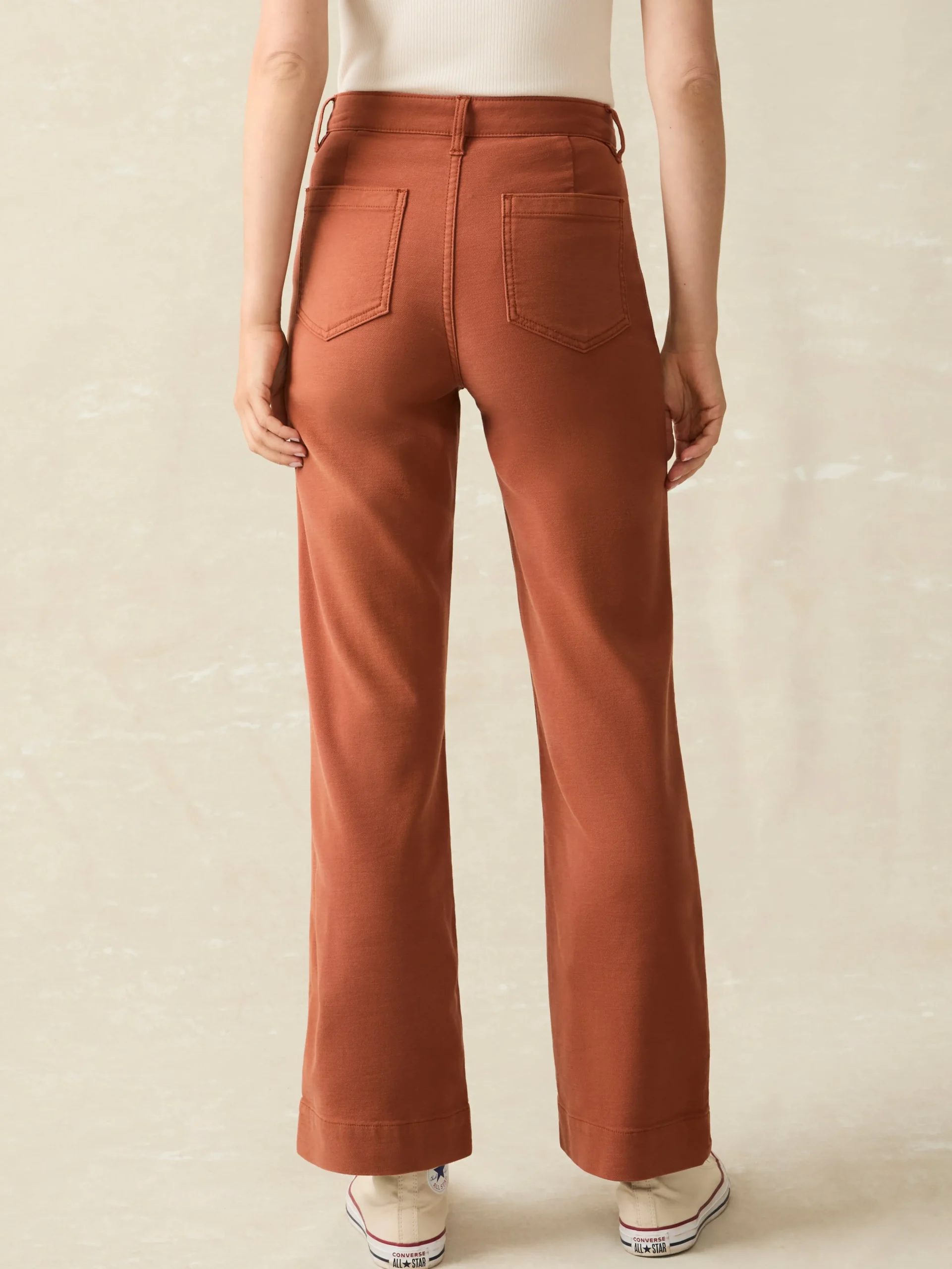 Faherty Brand Stretch Terry Patch Pocket Pant -^Women Pants