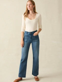 Faherty Brand Stretch Terry Patch Pocket Pant -^Women Pants|Jeans