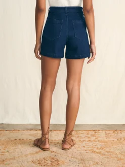 Faherty Brand Stretch Terry Patch Pocket Short -^Women Shorts & Skirts