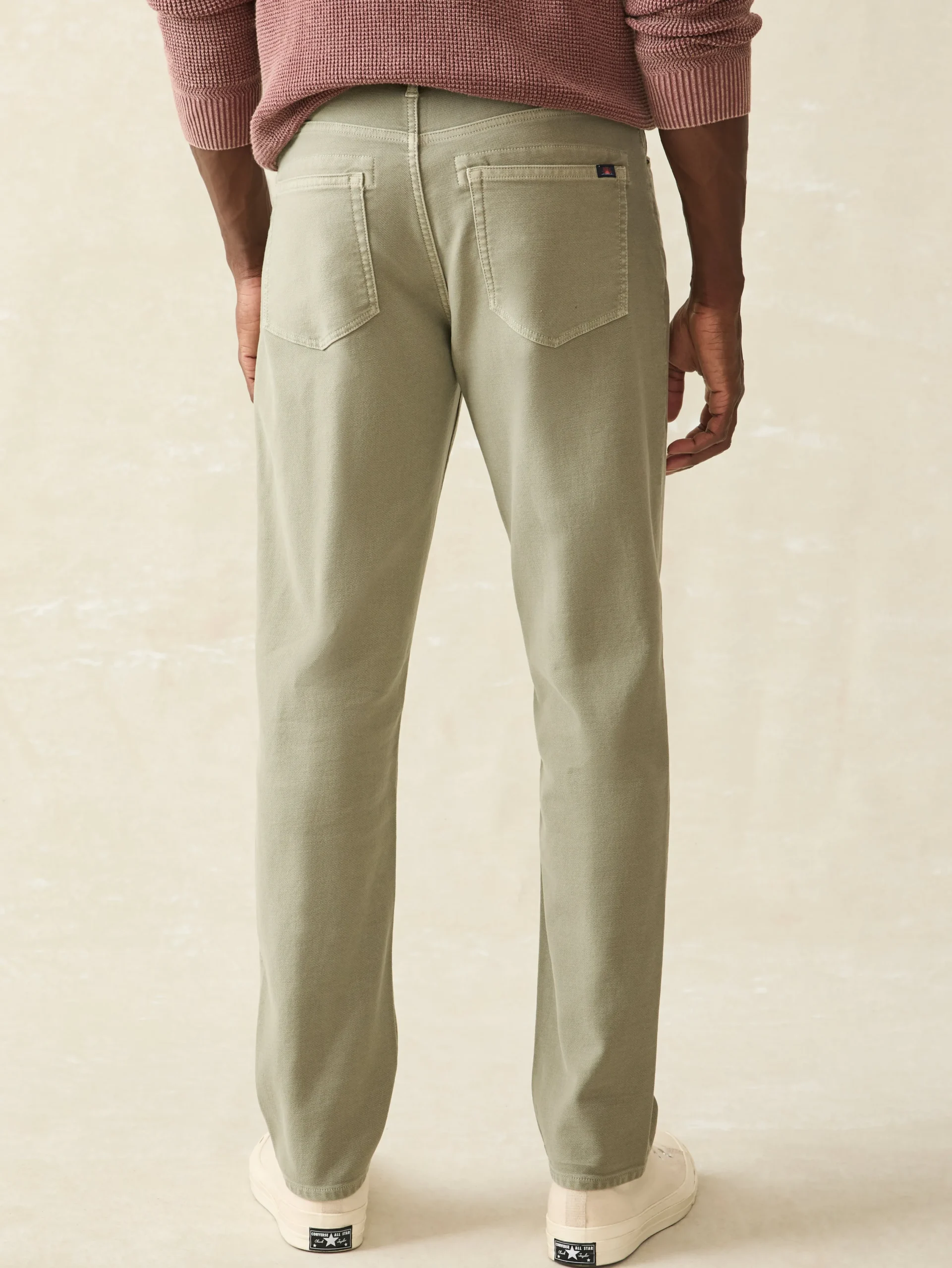 Faherty Brand Stretch Terry 5-Pocket Athletic Fit Pant -^ Pants