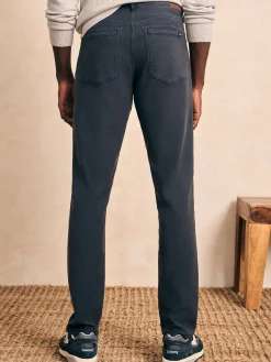 Faherty Brand Stretch Terry 5-Pocket Athletic Fit Pant -^ Pants