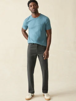 Faherty Brand Stretch Terry 5-Pocket Athletic Fit Pant -^ Pants