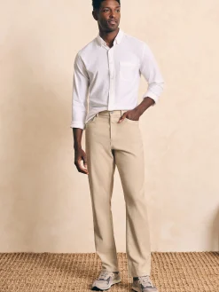 Faherty Brand Stretch Terry 5-Pocket Athletic Fit Pant -^ Pants