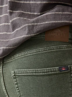 Faherty Brand Stretch Terry 5-Pocket Athletic Fit Pant -^ Pants