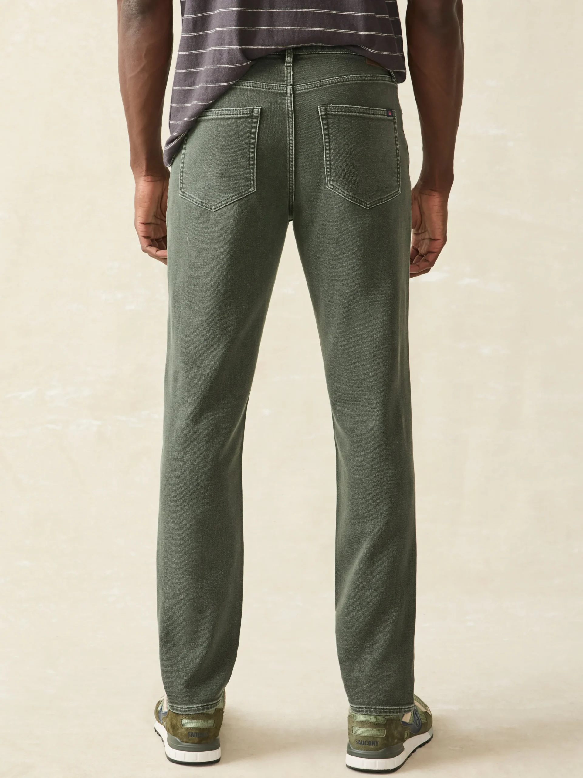 Faherty Brand Stretch Terry 5-Pocket Athletic Fit Pant -^ Pants