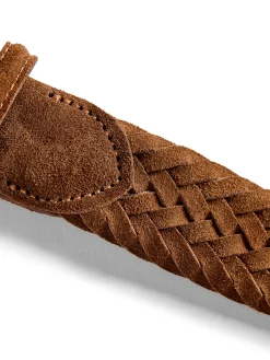 Faherty Brand Suede Woven Belt -^ Belts
