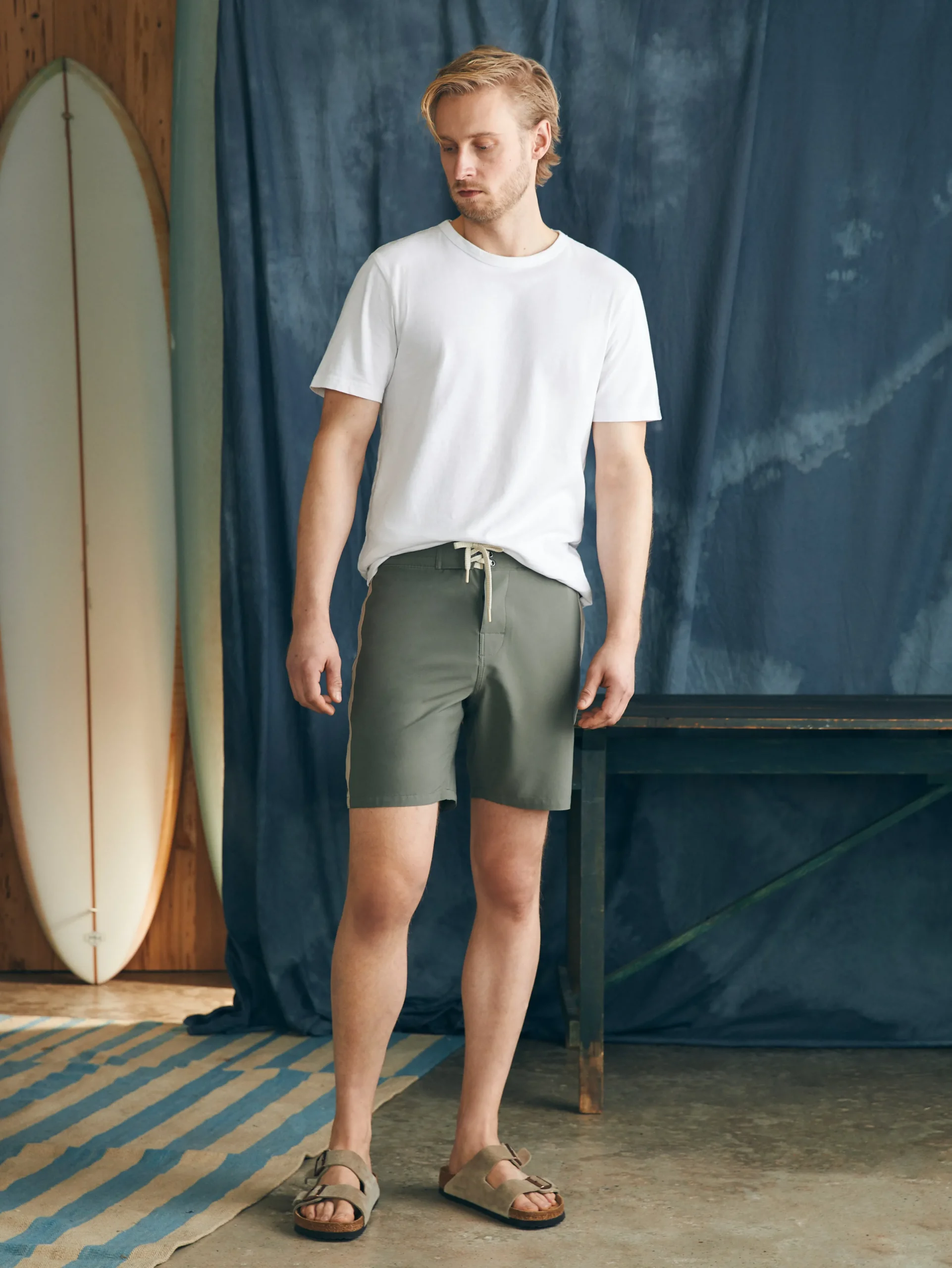 Faherty Brand Sunwashed Boardshort -^ Swim