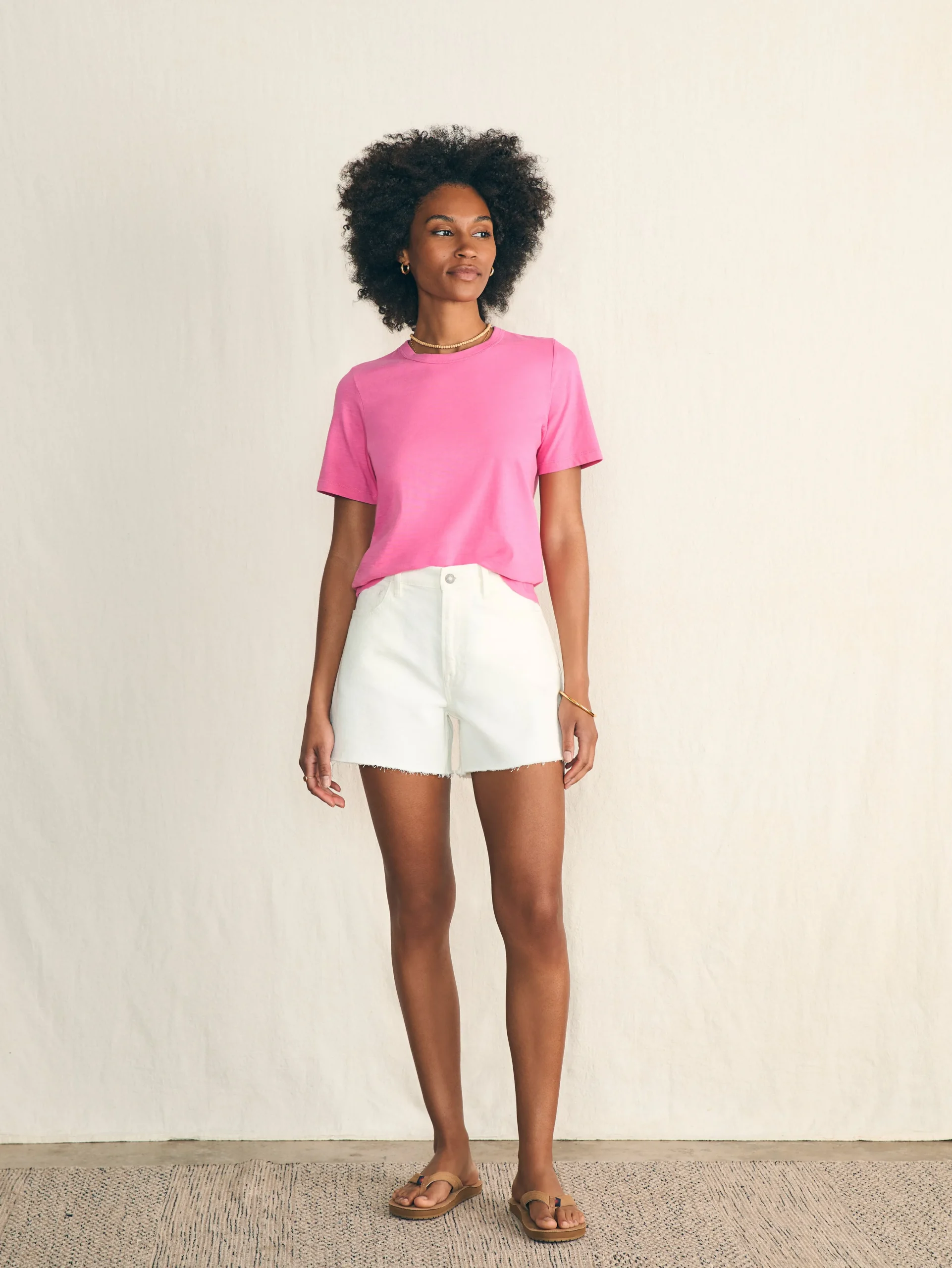 Faherty Brand Sunwashed Crew Tee -^Women T-Shirts