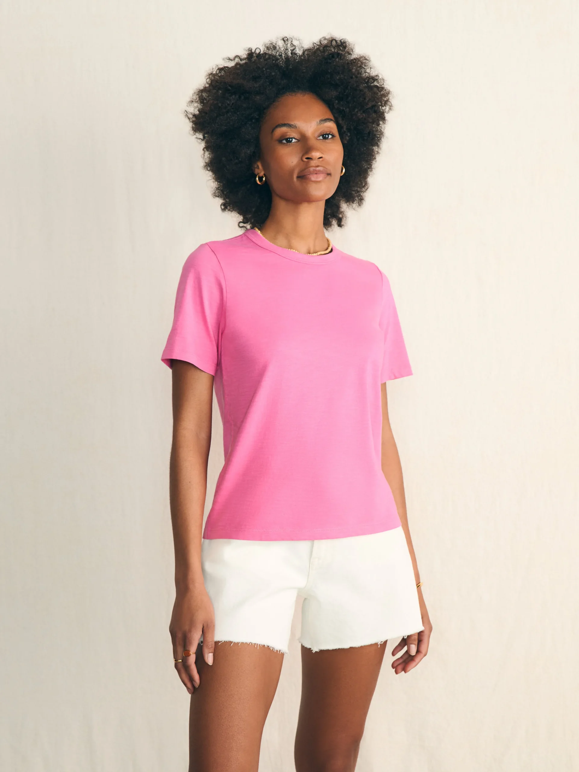 Faherty Brand Sunwashed Crew Tee -^Women T-Shirts