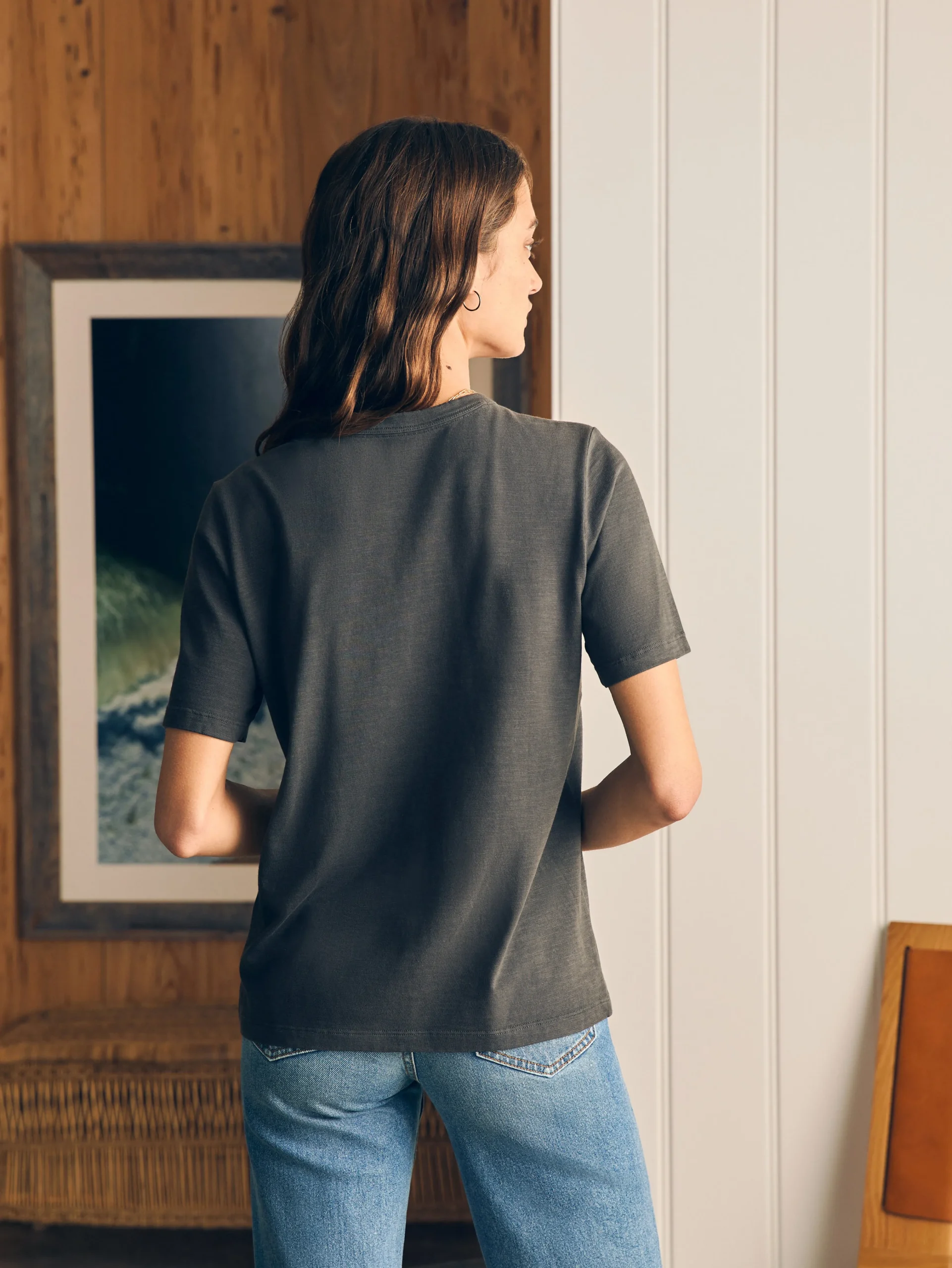 Faherty Brand Sunwashed Crew Tee -^Women T-Shirts