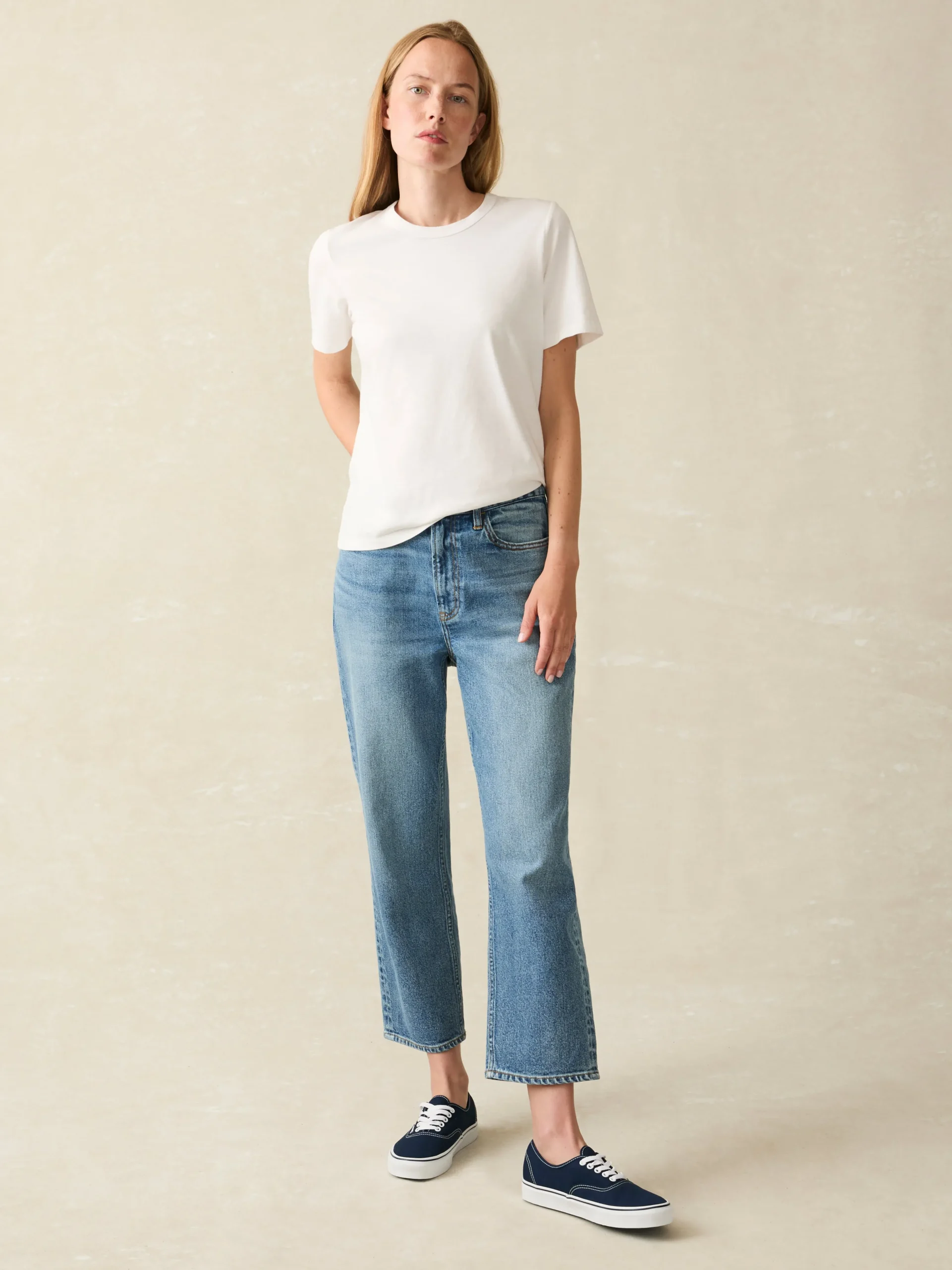 Faherty Brand Sunwashed Crew Tee -^Women T-Shirts