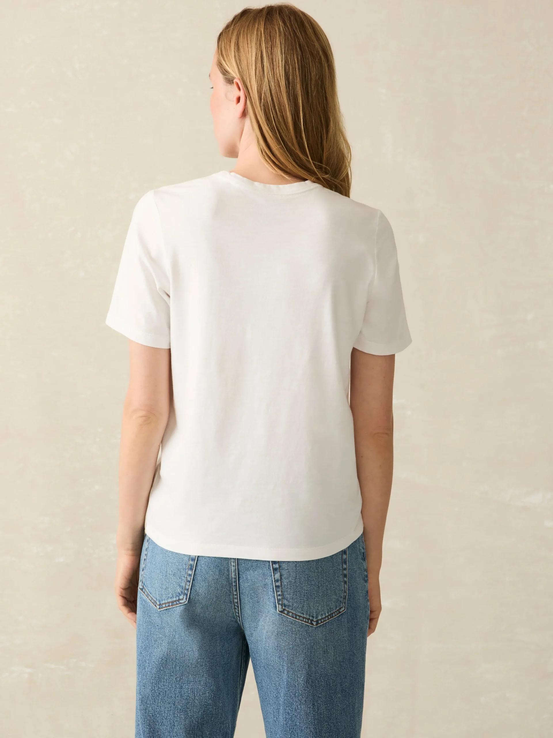 Faherty Brand Sunwashed Crew Tee -^Women T-Shirts