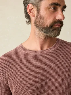 Faherty Brand Sunwashed Crewneck Sweater (Tall) -^ Sweaters