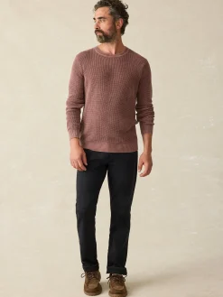 Faherty Brand Sunwashed Crewneck Sweater (Tall) -^ Sweaters