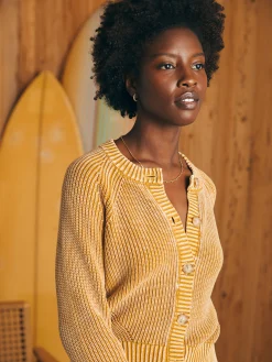 Faherty Brand Sunwashed Fisherman Cardigan -^Women Sweaters