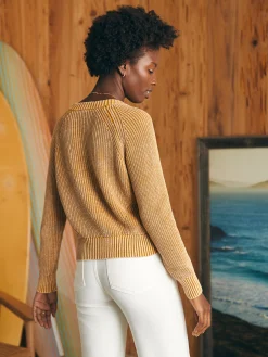 Faherty Brand Sunwashed Fisherman Cardigan -^Women Sweaters