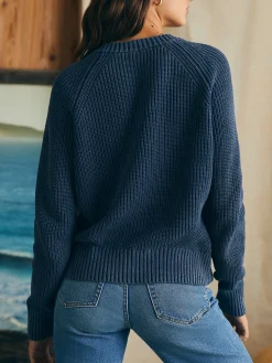 Faherty Brand Sunwashed Fisherman Cardigan -^Women Sweaters