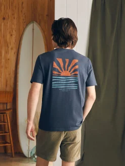 Faherty Brand Sunwashed Graphic Tee -^ T-Shirts & Henleys