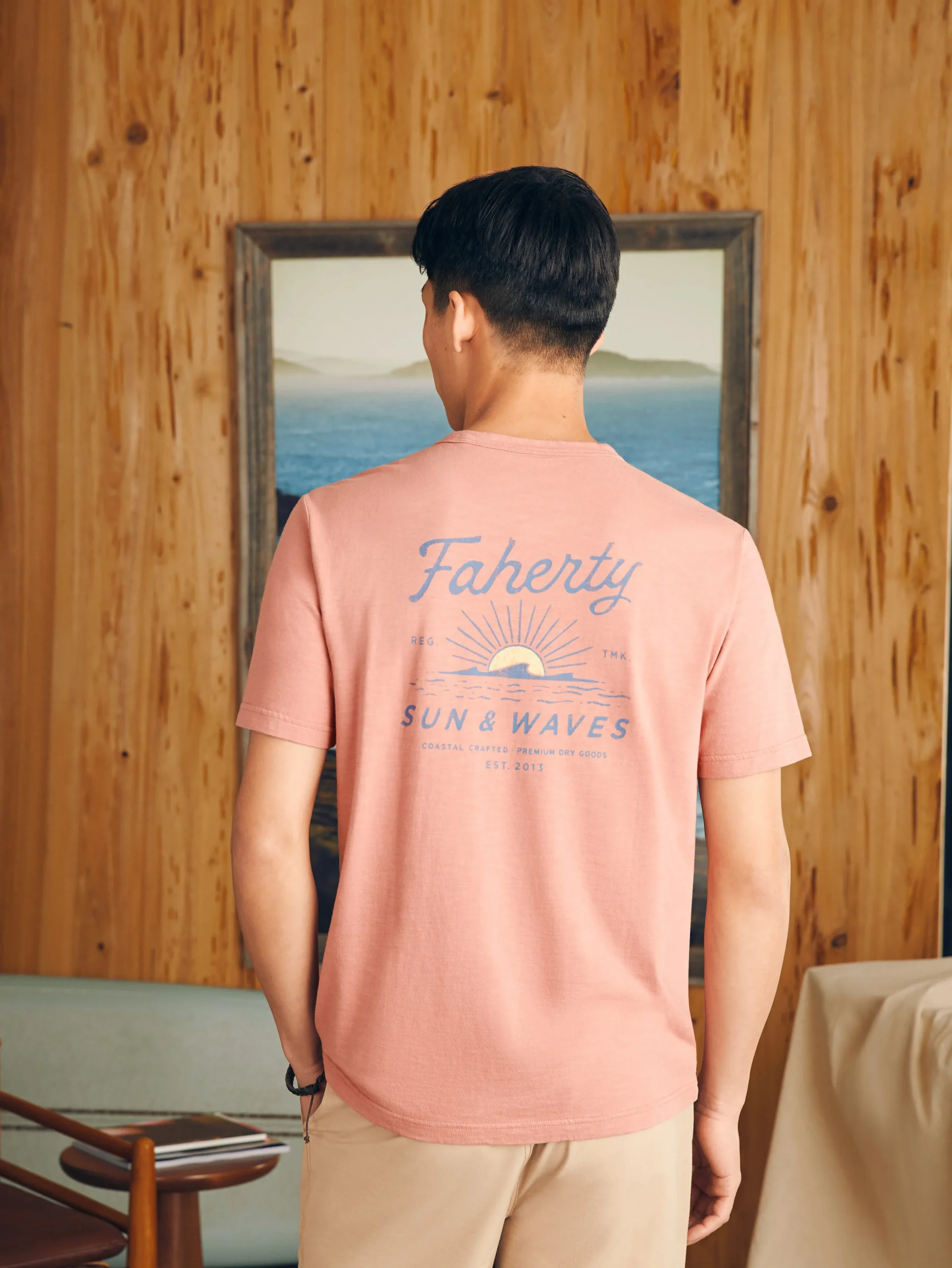 Faherty Brand Sunwashed Graphic Tee -^ T-Shirts & Henleys