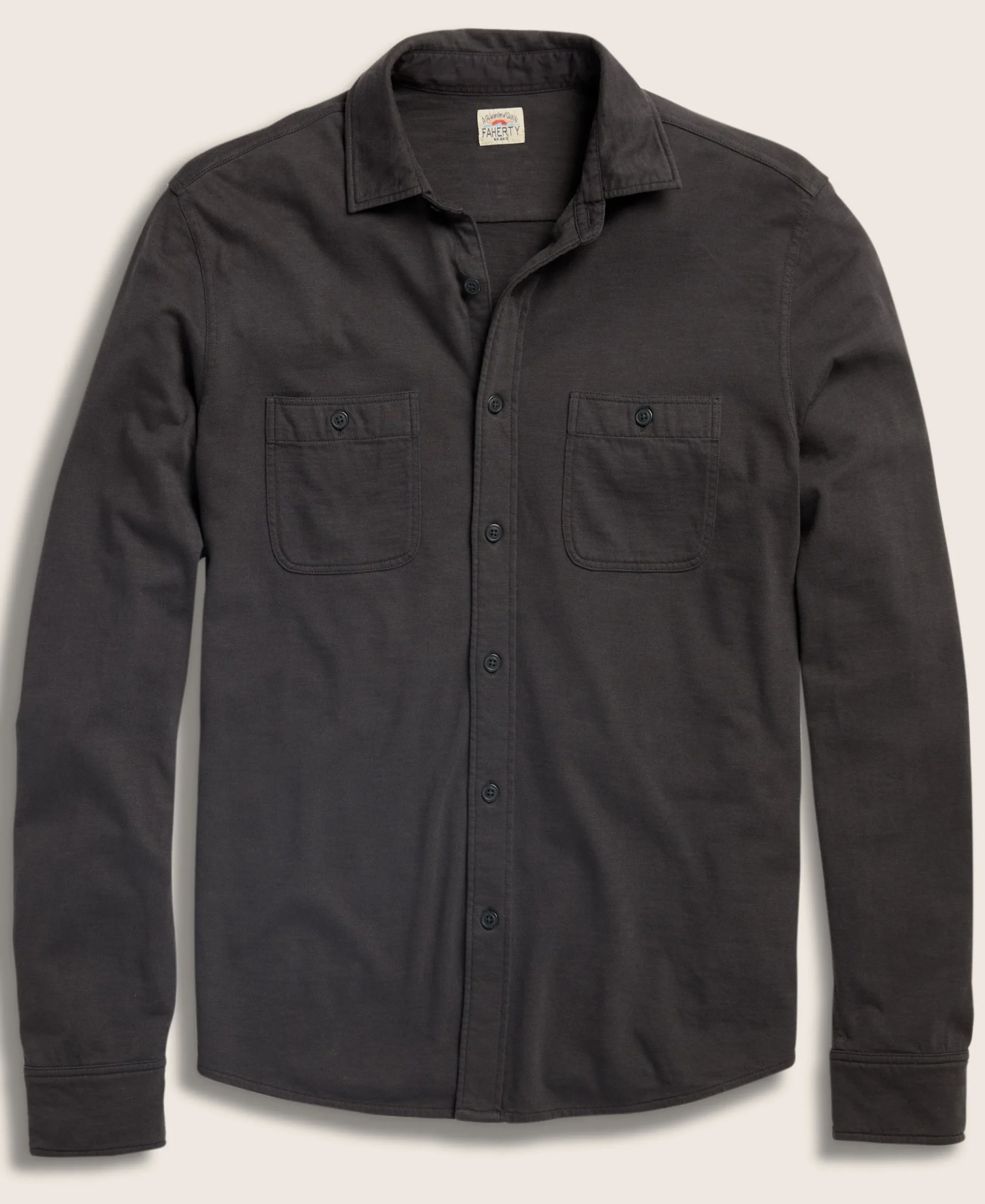 Faherty Brand Sunwashed Knit Shirt -^ Shirts