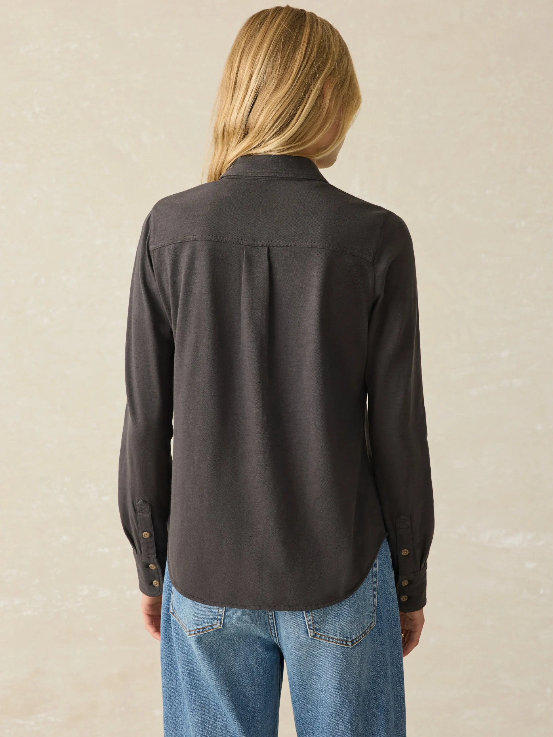 Faherty Brand Sunwashed Knit Shirt -^Women Shirts & Tops