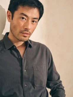 Faherty Brand Sunwashed Knit Shirt (Single Pocket) (Tall) -^ Shirts