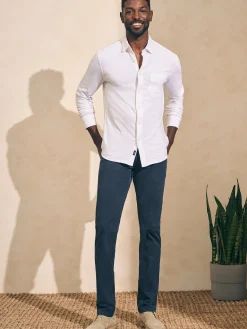 Faherty Brand Sunwashed Knit Shirt (Single Pocket) -^ Shirts