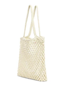 Faherty Brand Sunwashed Macrame Tote -^Women Bags