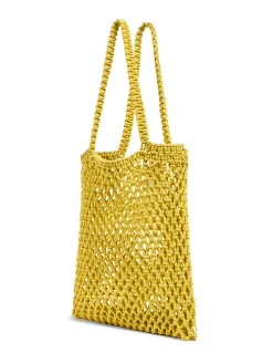 Faherty Brand Sunwashed Macrame Tote -^Women Bags