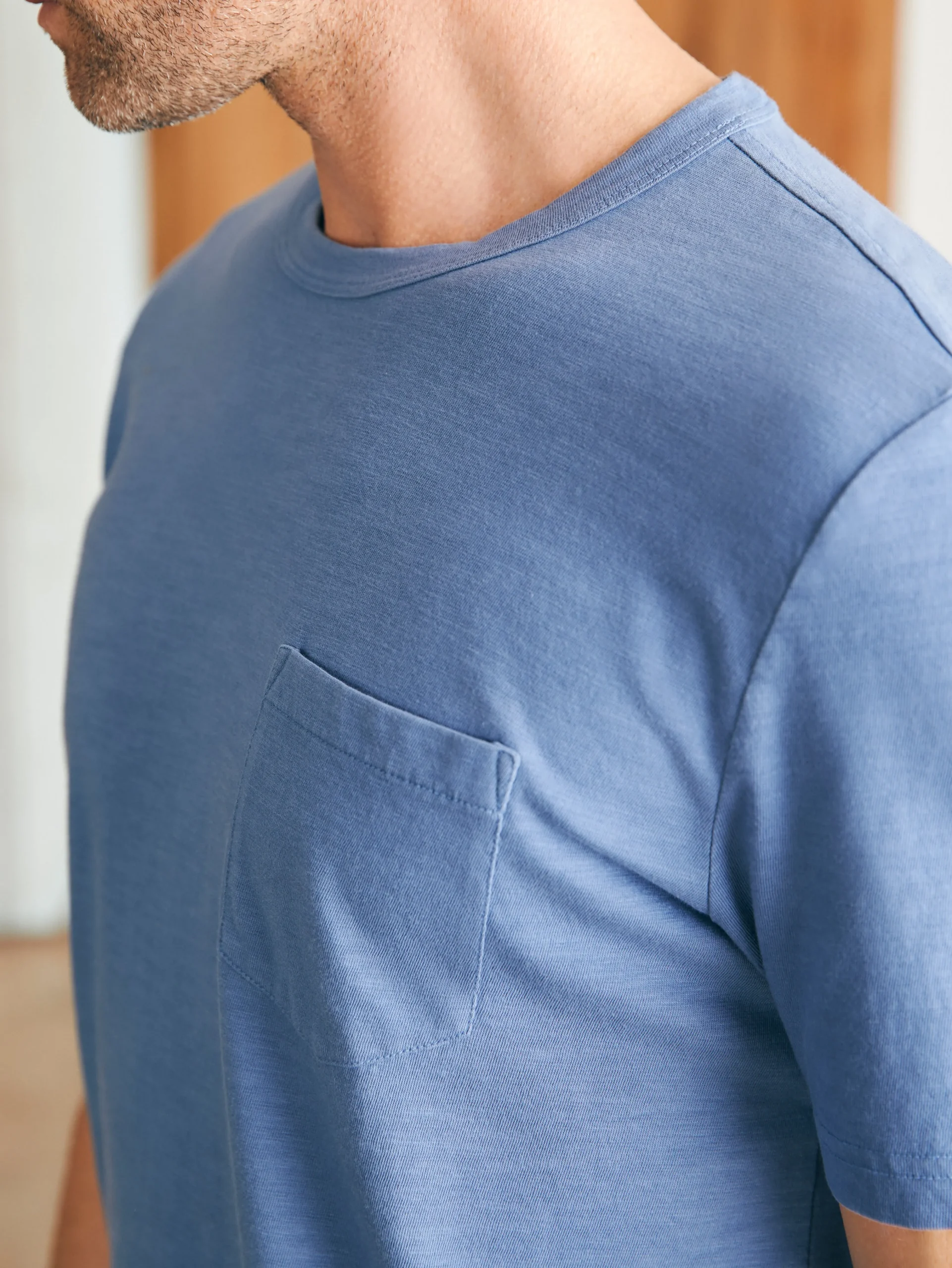 Faherty Brand Sunwashed Pocket Tee -^ T-Shirts & Henleys