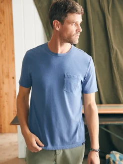Faherty Brand Sunwashed Pocket Tee -^ T-Shirts & Henleys