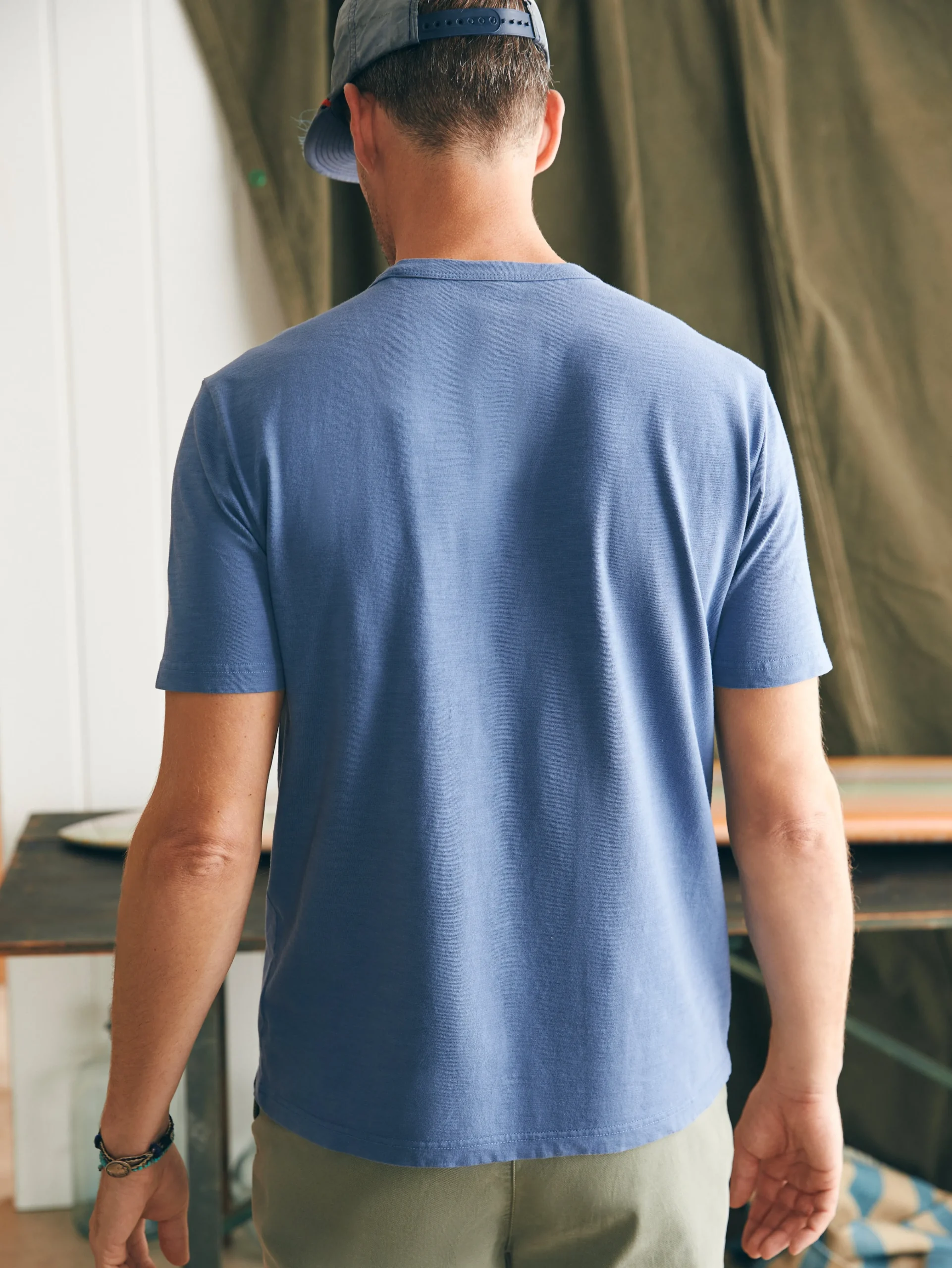 Faherty Brand Sunwashed Pocket Tee -^ T-Shirts & Henleys
