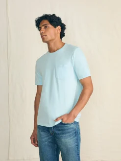 Faherty Brand Sunwashed Pocket Tee -^ T-Shirts & Henleys