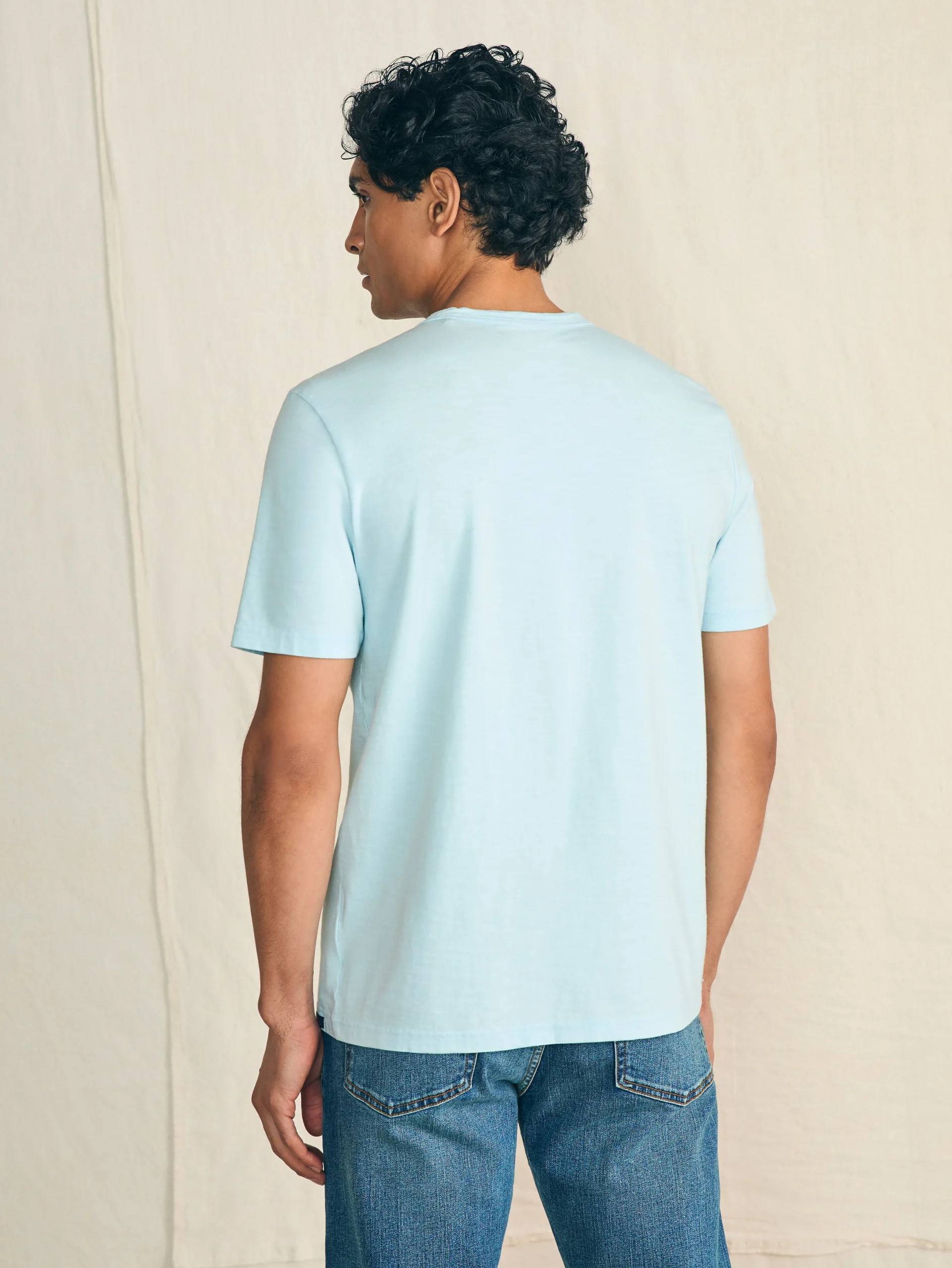 Faherty Brand Sunwashed Pocket Tee -^ T-Shirts & Henleys