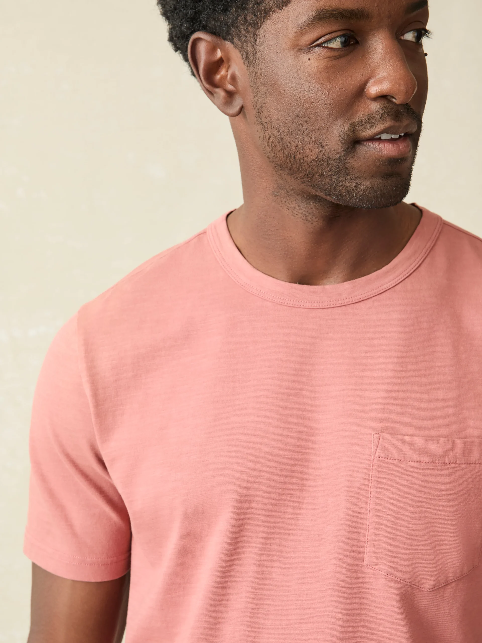 Faherty Brand Sunwashed Pocket Tee -^ T-Shirts & Henleys