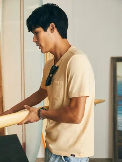 Faherty Brand Sunwashed Pocket Tee -^ T-Shirts & Henleys