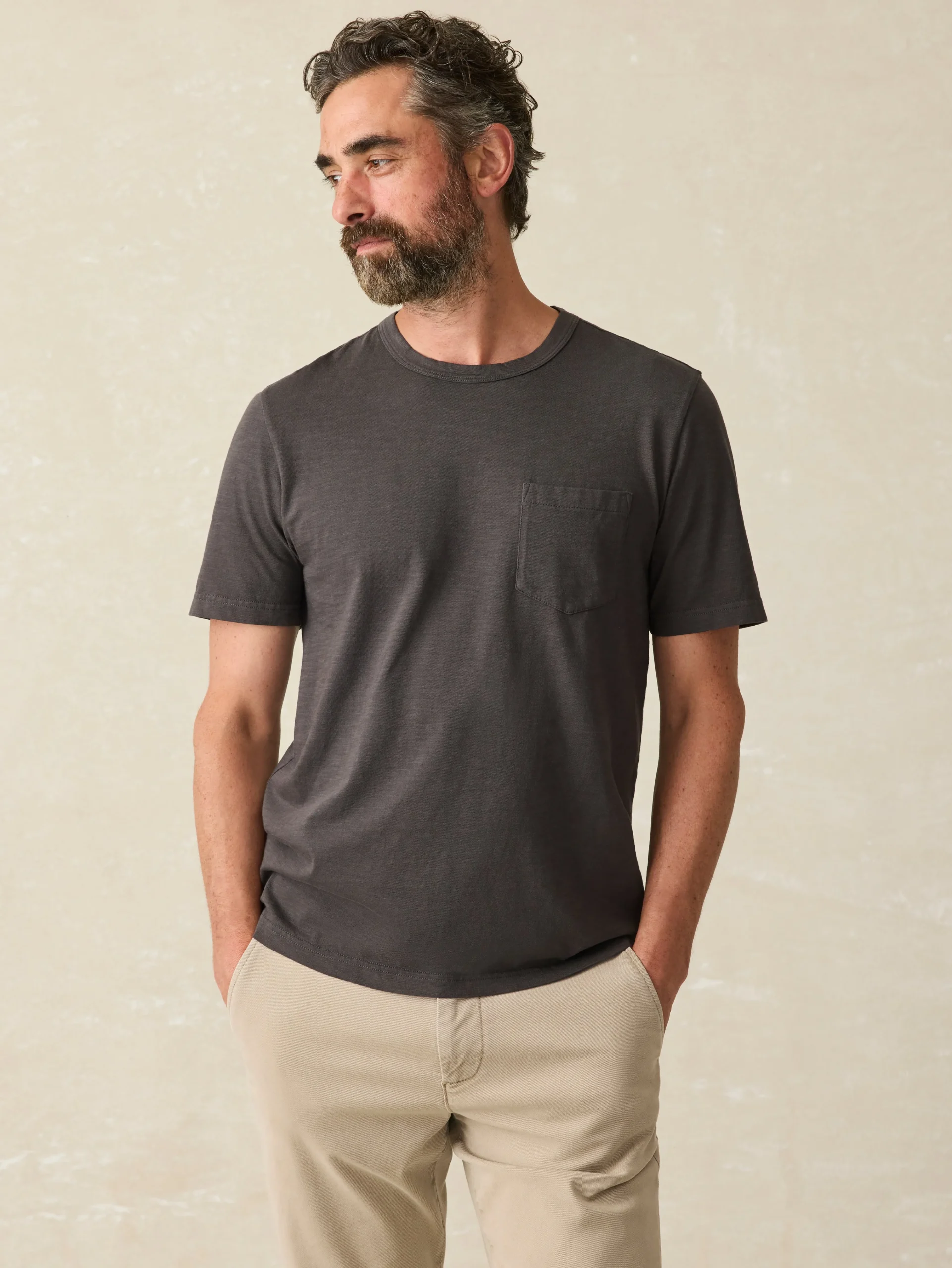 Faherty Brand Sunwashed Pocket Tee -^ T-Shirts & Henleys