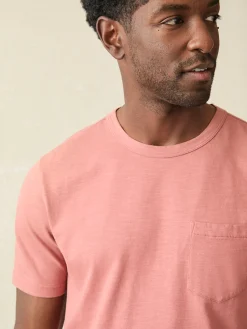 Faherty Brand Sunwashed Pocket Tee (Tall) -^ T-Shirts & Henleys