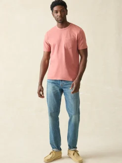 Faherty Brand Sunwashed Pocket Tee (Tall) -^ T-Shirts & Henleys