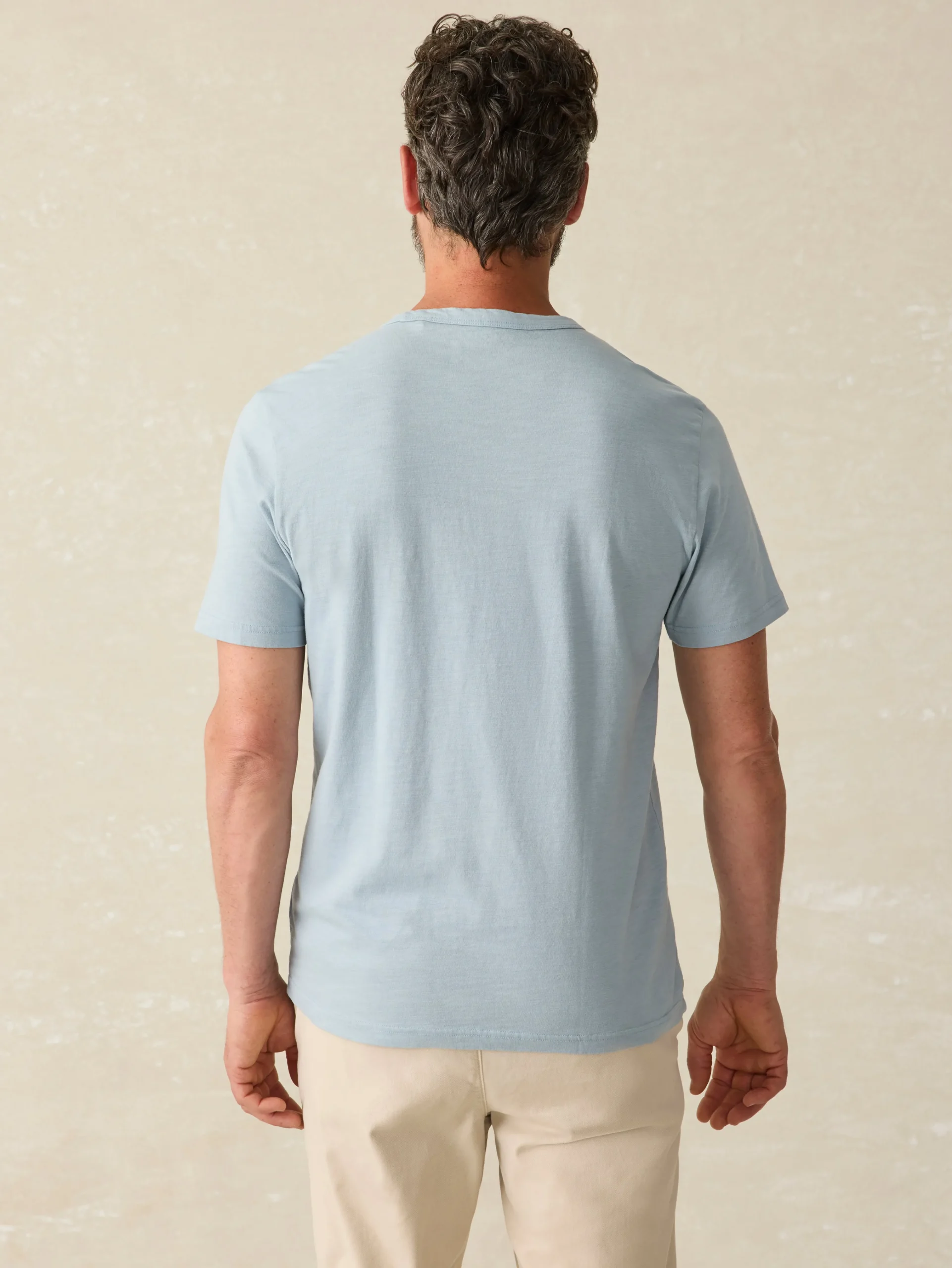Faherty Brand Sunwashed Pocket Tee (Tall) -^ T-Shirts & Henleys