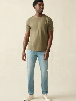 Faherty Brand Sunwashed Pocket Tee (Tall) -^ T-Shirts & Henleys