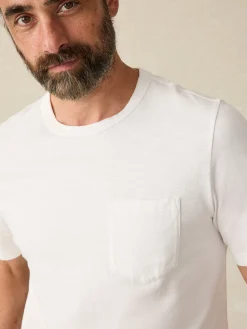 Faherty Brand Sunwashed Pocket Tee (Tall) -^ T-Shirts & Henleys