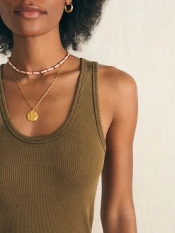 Faherty Brand Sunwashed Rib Tank -^Women T-Shirts