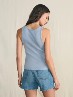 Faherty Brand Sunwashed Rib Tank -^Women T-Shirts