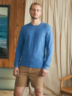 Faherty Brand Sunwashed Slub Crew -^ T-Shirts & Henleys|Lounge