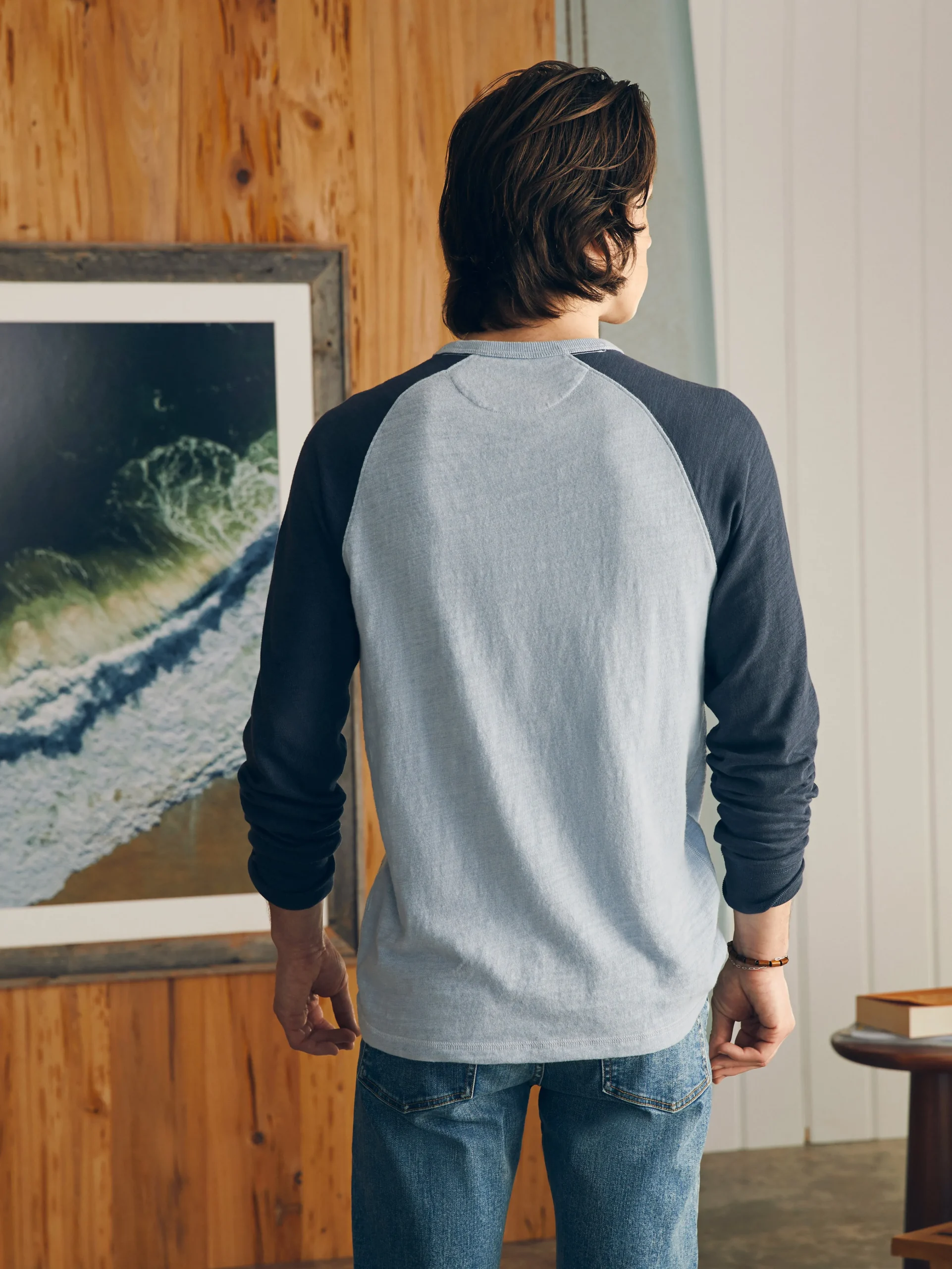 Faherty Brand Sunwashed Slub Crew -^ T-Shirts & Henleys