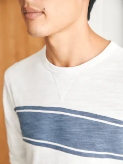Faherty Brand Sunwashed Slub Crew -^ T-Shirts & Henleys|Lounge