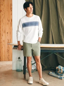 Faherty Brand Sunwashed Slub Crew -^ T-Shirts & Henleys|Lounge