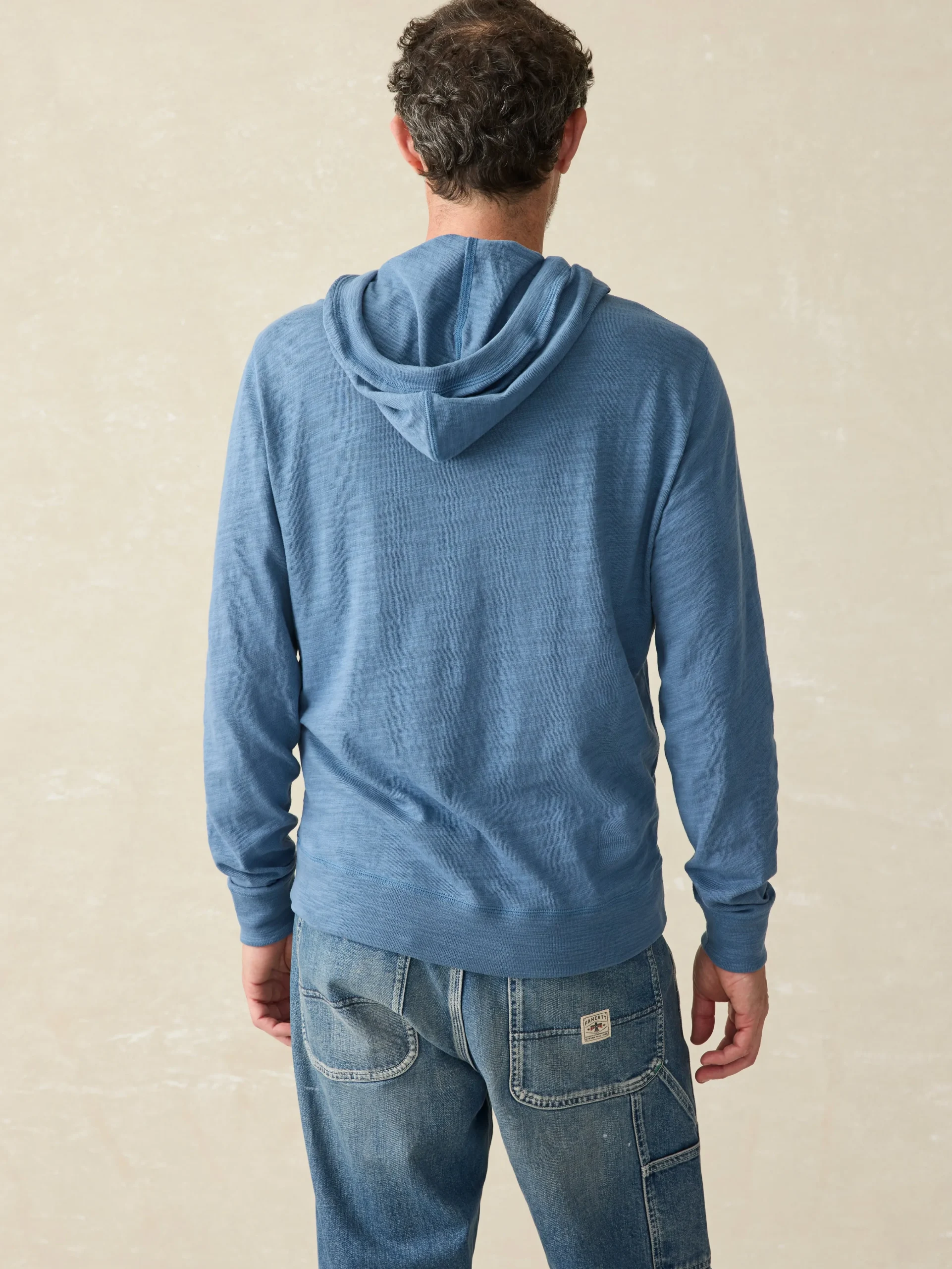Faherty Brand Sunwashed Slub Hoodie -^ Hoodies & Sweatshirts