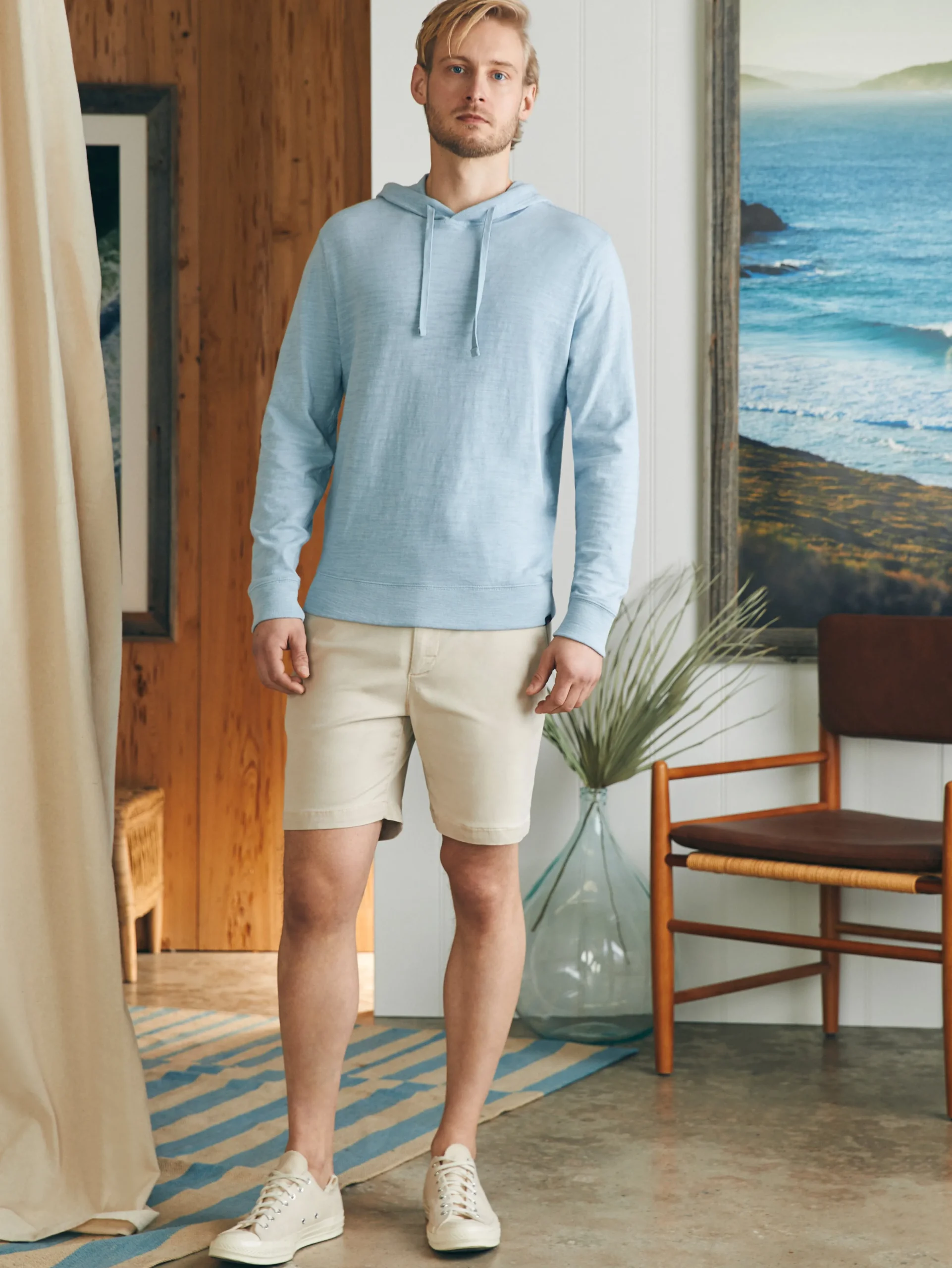 Faherty Brand Sunwashed Slub Hoodie -^ Hoodies & Sweatshirts|Lounge
